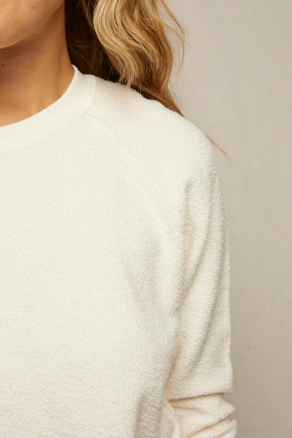Ziggy Sweatshirt in Bright Ivory