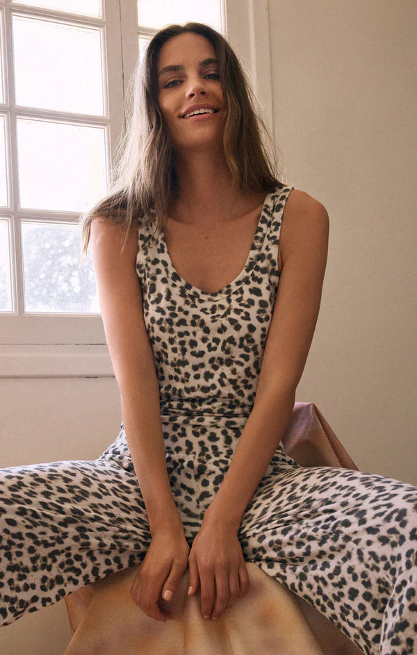 Z Supply Luxe Leopard Tank - Romantiques