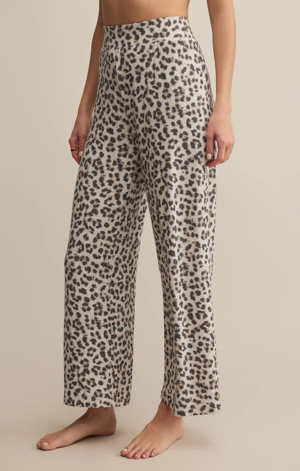 Z Supply Luxe Leopard Lounge Pant - Romantiques