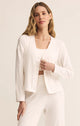 Mara Long Sleeve Cardigan in Vanilla Ice - Romantiques