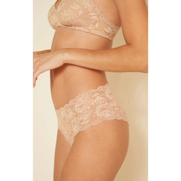 Never Say Never Hottie Boyshort in Nude - Romantiques