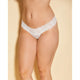 Never Say Never Cutie Low Rise Thong in white - Romantiques