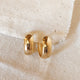 Chunky Clicker Hoop Earrings in 18k Gold Filled - Romantiques