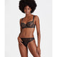 Danse Des Sens Half Cup Bra in Noir
