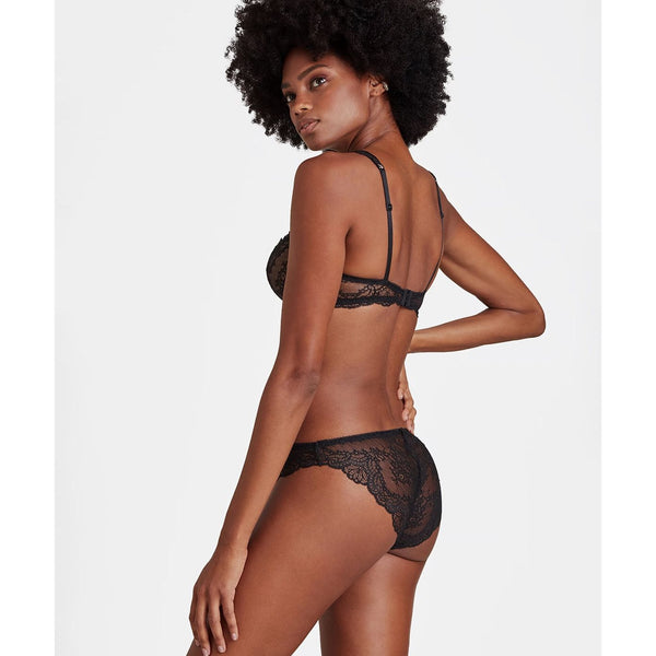 Danse Des Sens Half Cup Bra in Noir