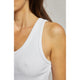 Blondie Tank in White - Romantiques