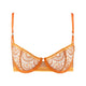 Pure Vibration Half Cup Bra in Orange Pulp - Romantiques