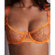 Pure Vibration Half Cup Bra in Orange Pulp - Romantiques