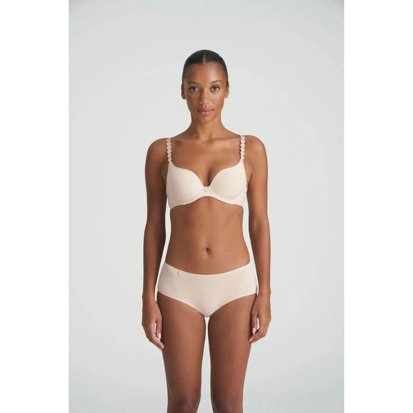 Tom Padded Heart Shape Bra In Cafe Latte