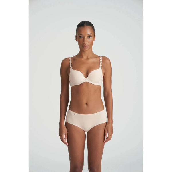 Tom Padded Heart Shape Bra In Cafe Latte