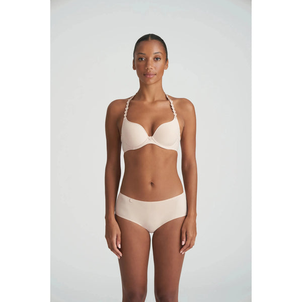 Tom Padded Heart Shape Bra In Cafe Latte