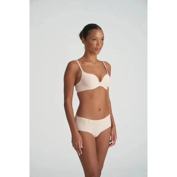 Tom Padded Heart Shape Bra In Cafe Latte