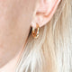 18k Gold Filled Artisan Style Clicker Hoop Earrings