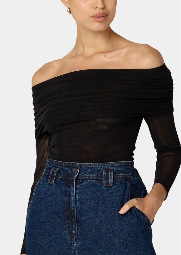 Cleobella Penelope Top In Black - Romantiques