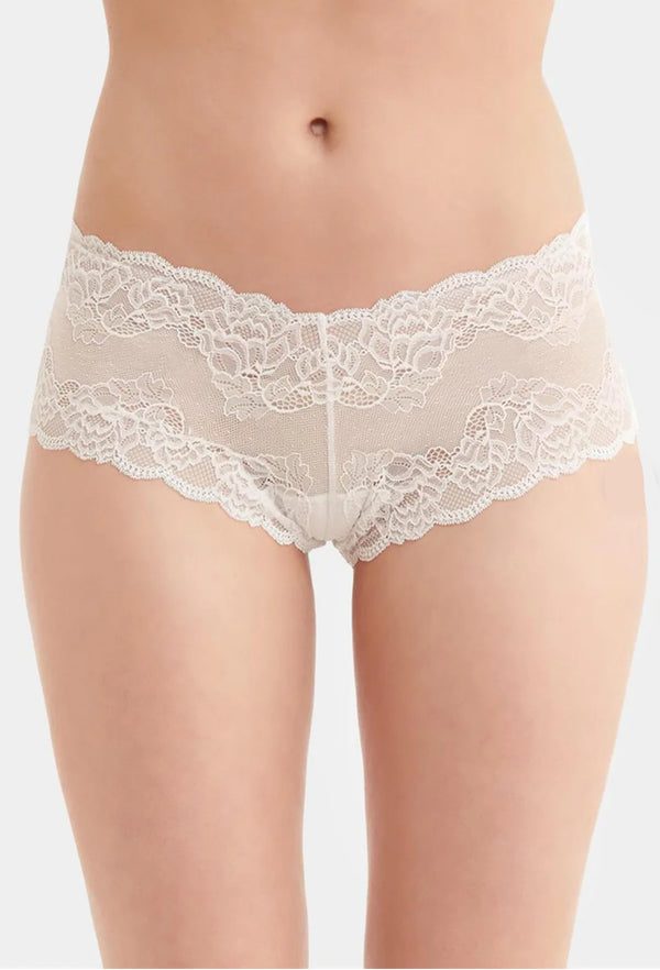 Floral lace cheeky boy short - Romantiques