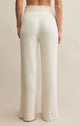 Dawn Smocked Rib Pant in Bone - Romantiques