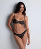 Aubade Love Soul Mini-Coeur Brief in Black - Romantiques