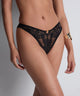 Aubade Love Soul Tanga in Black - Romantiques