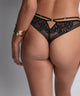 Aubade Love Soul Tanga in Black - Romantiques