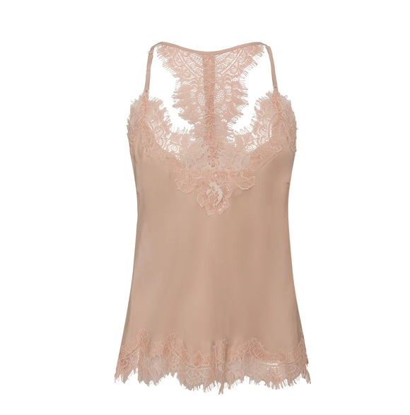 Gold Hawk: Lucy Crop Cami In Nude Smoke