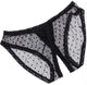 Coucou Lola Coulotte Open Panties in Black