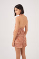 Cupuaçu Lagoon Printed Shorts In Terracotta - Romantiques