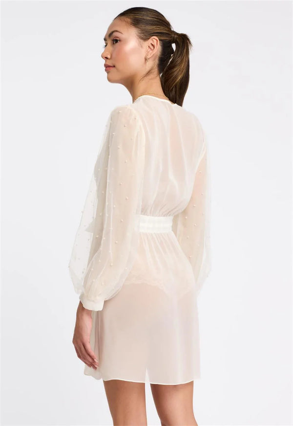 Pearl Cover Up in Ivory - Romantiques