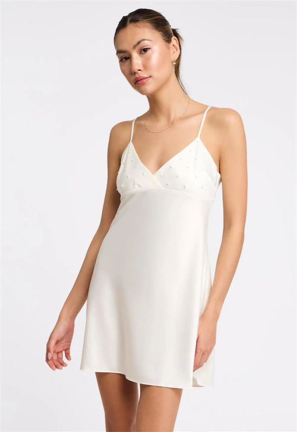Pearl Chemise in Ivory - Romantiques