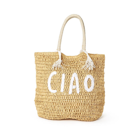 Raffia Ciao Tote - Romantiques