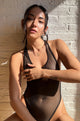 Elle Whisper Bodysuit in Black - Romantiques