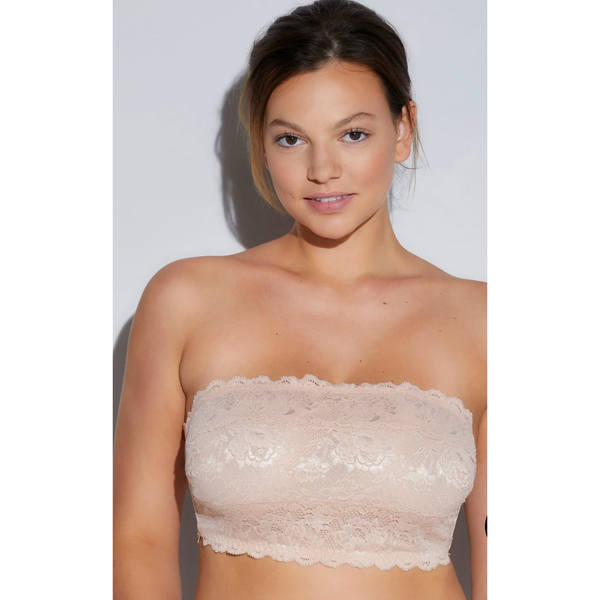Never Say Never Curvy Bandeau Bra - Romantiques