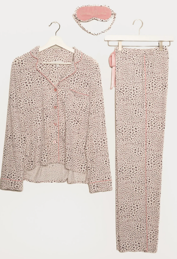 PJ Salvage Modal Leopard PJ Set - Romantiques