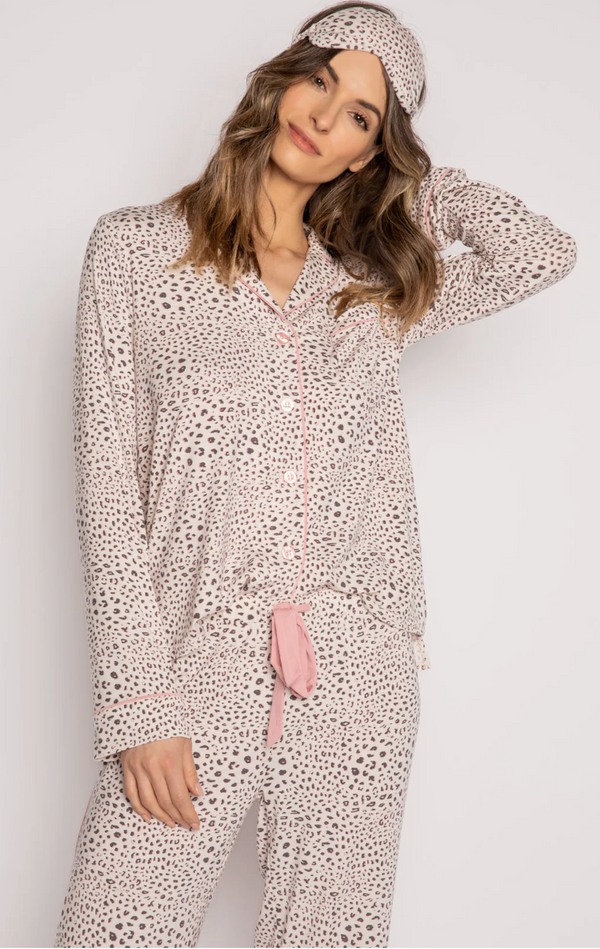 PJ Salvage Modal Leopard PJ Set - Romantiques