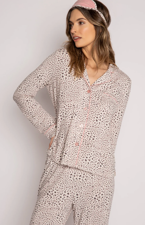 PJ Salvage Modal Leopard PJ Set - Romantiques