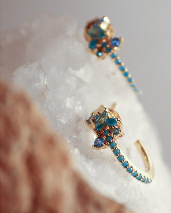 Native Gem Tropicale  Huggies Turquoise - Romantiques