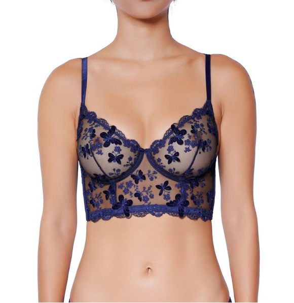 Huit Papillon Bustier in Navy - Romantiques