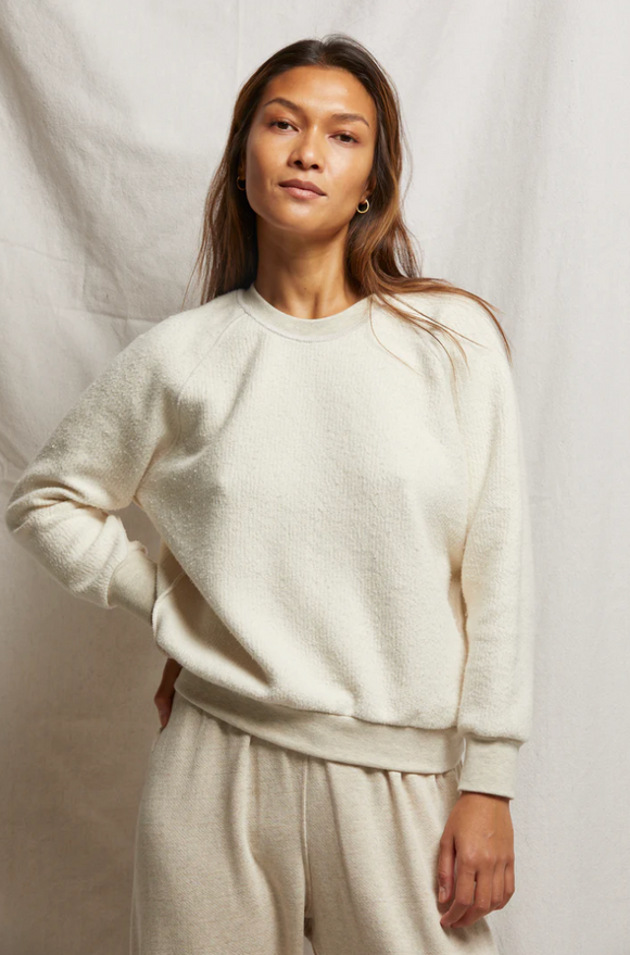The Ziggy Crewneck in Oatmeal