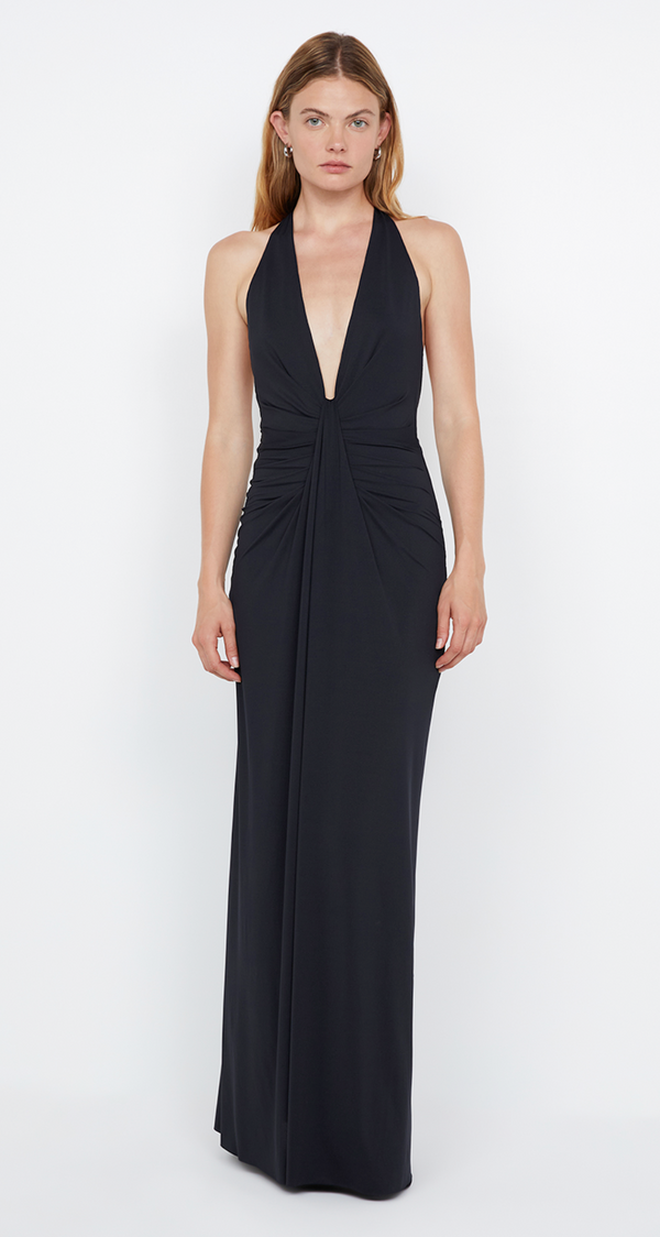 Tillie Drape Maxi Dress - Romantiques