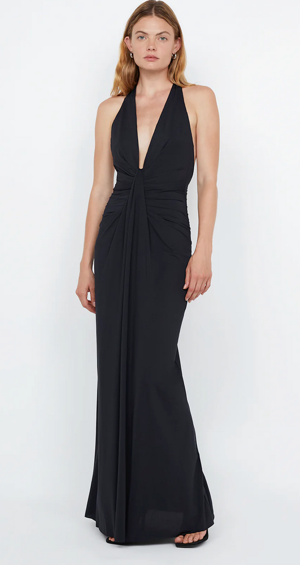 Tillie Drape Maxi Dress - Romantiques