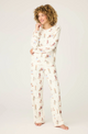 Ruff On The Range Dog Print PJ Set in Natural - Romantiques
