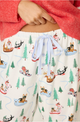 Sleigh All Day Winter Print Flannel Pant - Romantiques