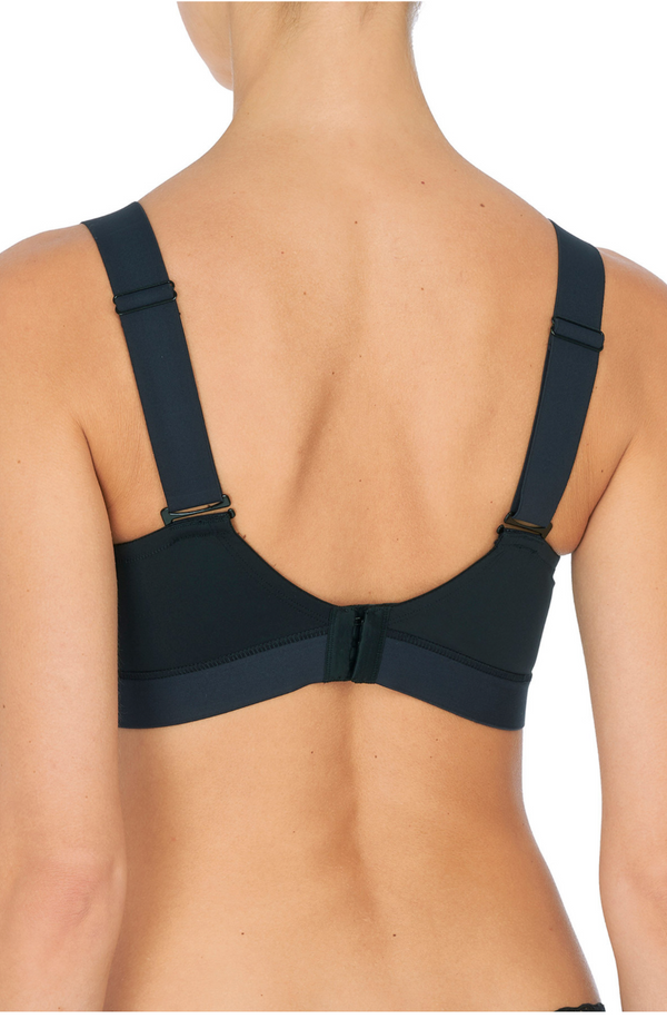 Dynamic Convertible Contour Sports Bra in Black - Romantiques