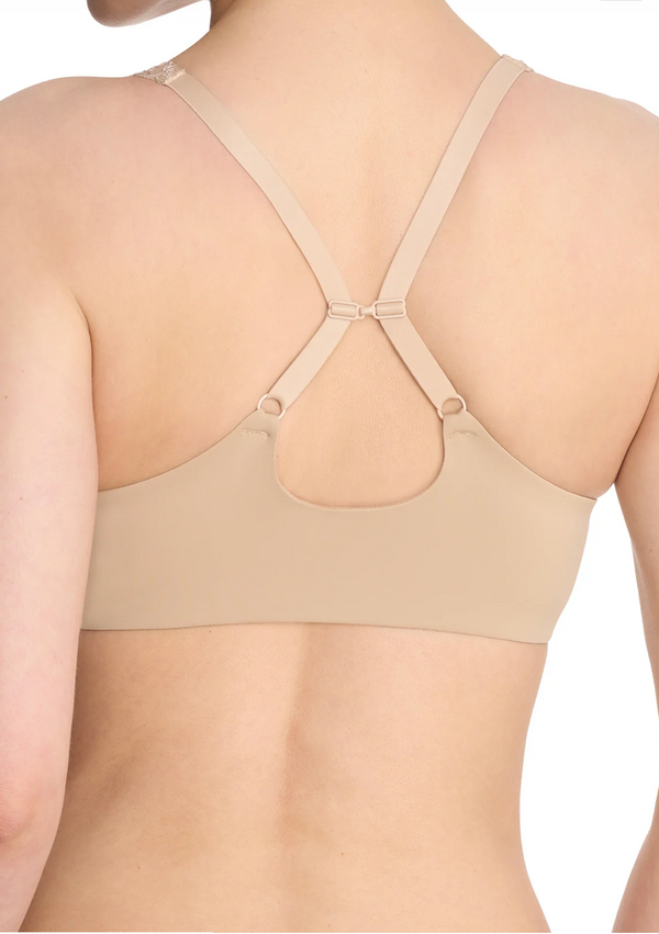 Pure Luxe Convertible Front Close Contour Underwire Bra in Nude - Romantiques