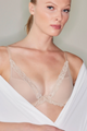 Feathers Plunge T-Shirt  Bra - Romantiques