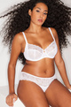 Statement Full Support Underwire In White - Romantiques