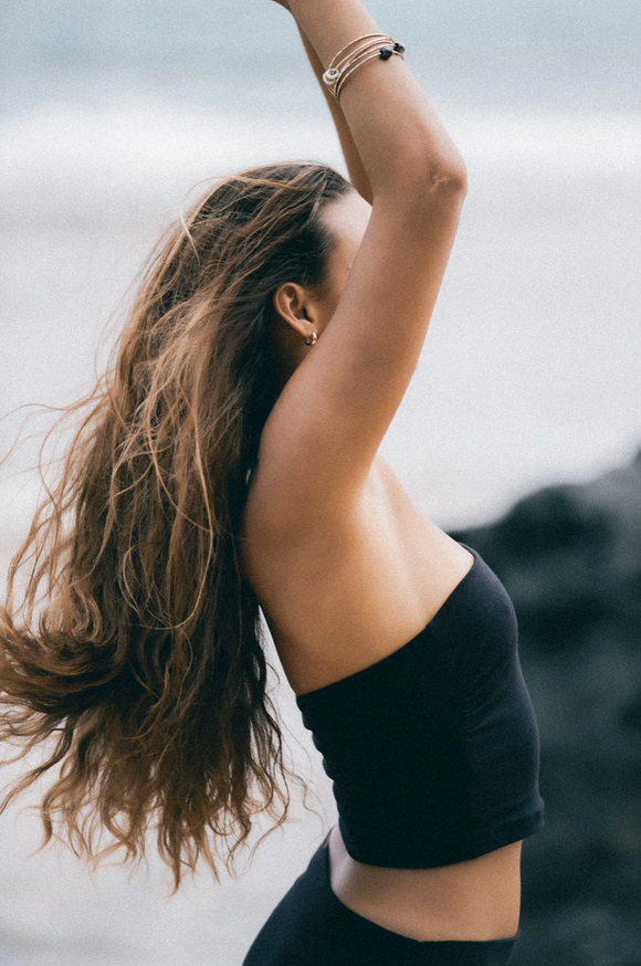 The Baja Top in Black - Romantiques