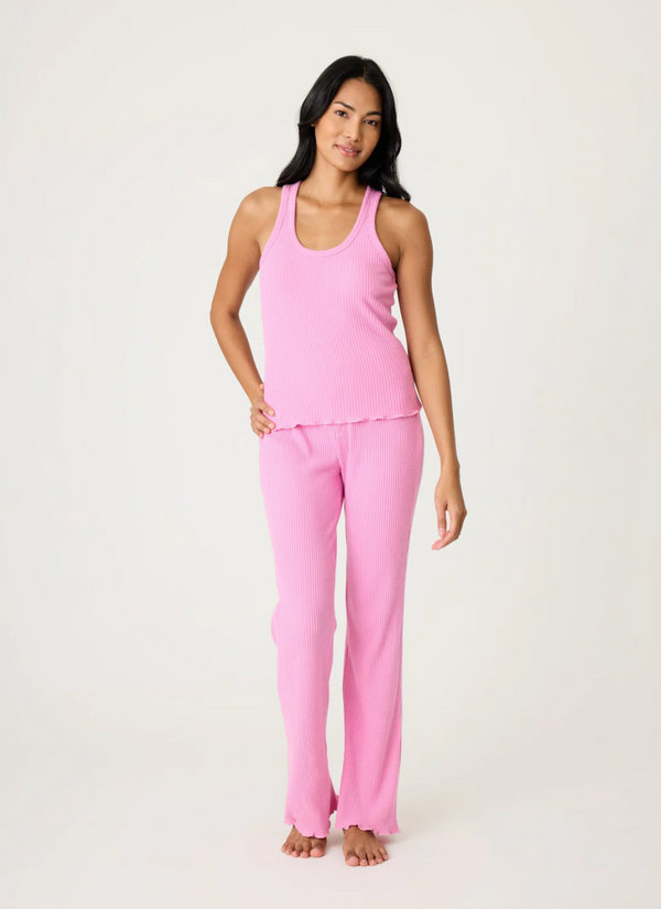 Reloved Rib Tank in Pink Rose - Romantiques