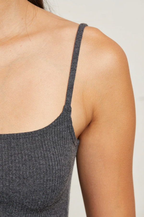 Sophie Camisole in Charcoal - Romantiques