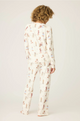 Ruff On The Range Dog Print PJ Set in Natural - Romantiques