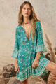 Eysian Tunic Dress in Jade - Romantiques